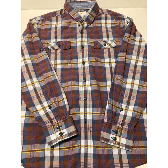 Tommy Bahama Mens Island‎ Crafted Button Up Long Sleeve Large - Picture 1 of 6